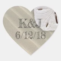 Sand Dollar Seaside Wedding Stickers