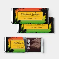 Jamaica Caribbean Beach Wedding Hershey Bar Favors