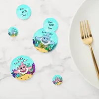 Doo DOO Doo Baby Shark Birthday Party Confetti