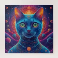 Astronaut Cat Jigsaw Puzzle