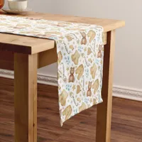 Boho Baby Clothes & Teddy Bear Runner