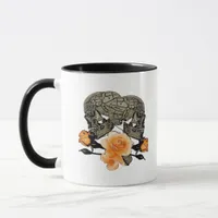 Funny Halloween Till Death Do Us Part Design Mug