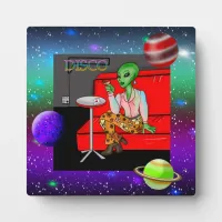 1970's Retro Extraterrestrial in Disco Lounge Plaque