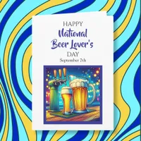 Happy Beer Lover's Day! Funny Holidays Card