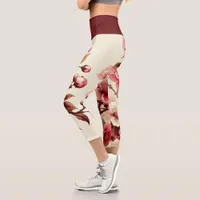 Cherry Blossom Capri Leggings