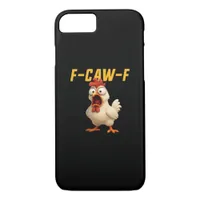 F-Caw-F Chicken Funny Chicken F-Caw-F Gear Vintage iPhone 8/7 Case