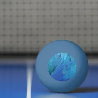 I'm blue - Macaw feathers Ping Pong Ball