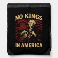 No Kings In America Since 1776 Anti-Donald Trumpp Drawstring Bag