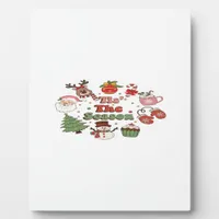 Tis The Season Christmas Acrylic Block Plaque