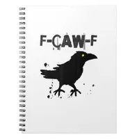 Grunge Coffee F Caw F Crow Humor Creative Style Notebook