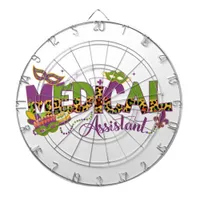 Medical Assistant - Mardi Gras Dart Board