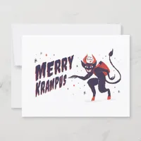 Merry Krampus Postcard