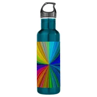 Circular Gradient Rainbow Water Bottle