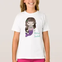 Personalized Mermaid Girls Shirt