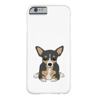 Tri-Color Chihuahua Cute Black Brown White Barely There iPhone 6 Case