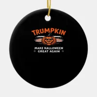 Trumpkin Make Halloween Great Again Classic Ceramic Ornament