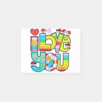 I Love You Post-it Notes