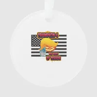 Halloween Funny Trumpkin Classic Ornament