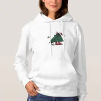 Merry F Caw F Funny Graphic Style Hoodie