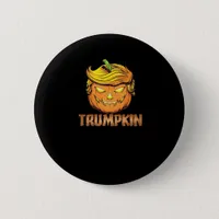 Trumpkin -  Halloween Pumpkin Button