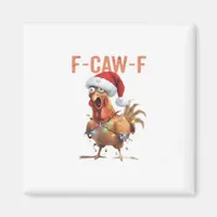 Merry Christmas F Caw F Retro Cool Design Magnet