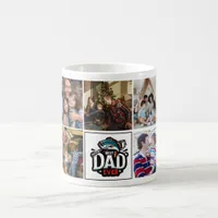 Best DAD Ever Father's Day Custom Photo Collage Coffee Mug