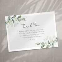 Eucalyptus Bridal Shower Thank You Card