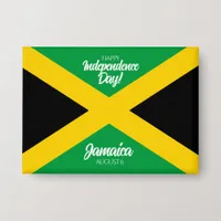 Jamaican Independence Day Jamaica National Flag Button