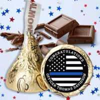 Thin Blue Line Police Congratulations Personalized Hershey®'s Kisses®