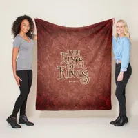 The King of Kings Names of Jesus Christ Bible Fleece Blanket