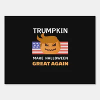 Halloween Trumpkin Classic Sign