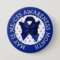 ME/CFS Syndrome Awareness Ribbon Button