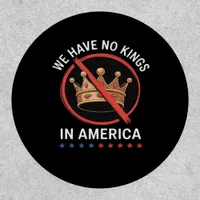 No Kings In America Retro Classic Patch