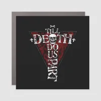 Till Death Do Us Part – Autumn Goth Aesthetic Car Magnet