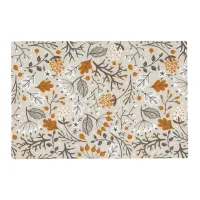 Autumn Fall Berries Leaves and Branches Pattern Placemat