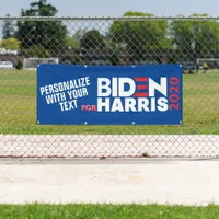 Personalize For Biden/Harris 2020 Vinyl (sign) Banner