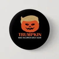 Trumpkin Make Halloween Great Again Funny Spooky P Button