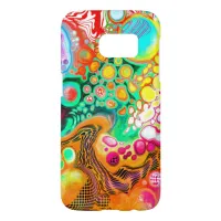 Abstract Modern Fluid Art  Samsung Galaxy S7 Case