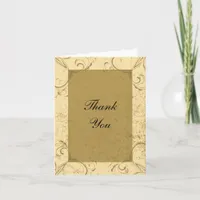 Distressed and Elegant Thank You Card
