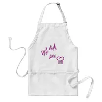 Pink glitter best chef ever fun adult apron