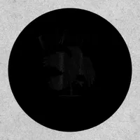 Crow, F-Caw-F Funny Bird Aesthetic Casual Patch