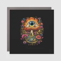 Cottagecore Aesthetic Mushroom Goblincore Simple S Car Magnet