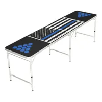 Thin Blue Line Grunge American Flag Police Beer Pong Table