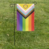 Intersex-Inclusive Progress Pride Garden Flag