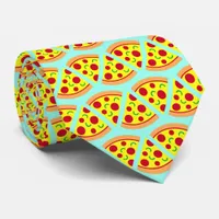 Colourful Pizza Slices Italian Trattoria Boss Neck Tie