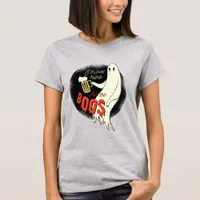 I Am Just Here For The Boos Funny Halloween Ghost T-Shirt