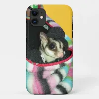 Sugar Glider Wearing a Hat iPhone 11 Case