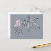 Floral Doodle  Postcard