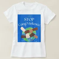 Stop Gang Violence Hands entwined T-Shirt