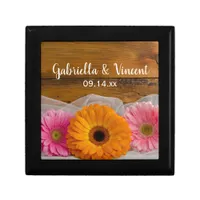Daisy Trio Country Barn Wedding Gift Box